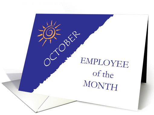 Employee of the Month October card (1302592)