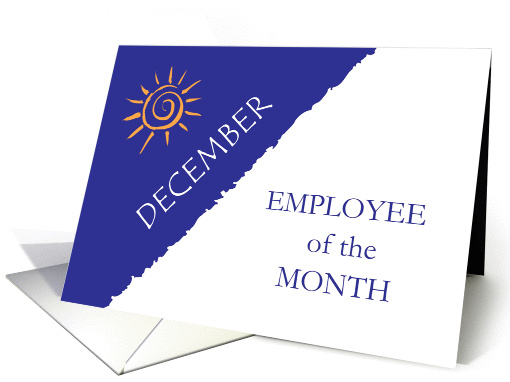 Employee of the Month December card (1302596)