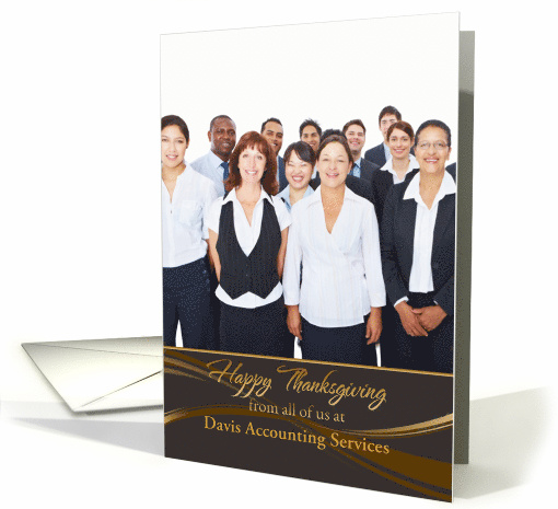 Custom Business Thanksgiving Photo card (1302804)