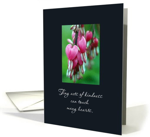 Business Thank You for Volunteering Bleeding Hearts card (1305880)