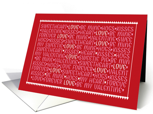 Valentine's Day Love Stamp card (1358542)