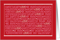 Valentine’s Day Love Stamp card