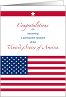 Congratulations on Becoming a U.S. Citizen card
