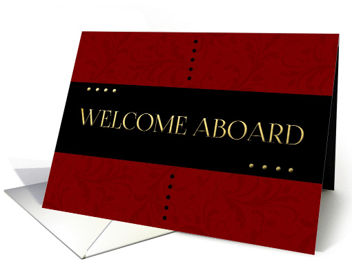 New Employee Welcome Aboard card (1374094)