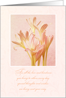 Happy Mother’s Day Crocus card