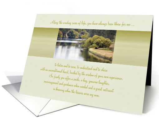 River of Life Sentimental Father's Day for Dad card (1379308)