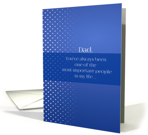 for Dad on Happy Father's Day card (1379312)