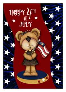 4th of July Teddy...