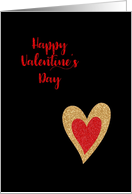 Happy Valentine’s Day Two Hearts card
