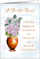 Mother’s Day Beautiful Bouquet Hydrangeas card