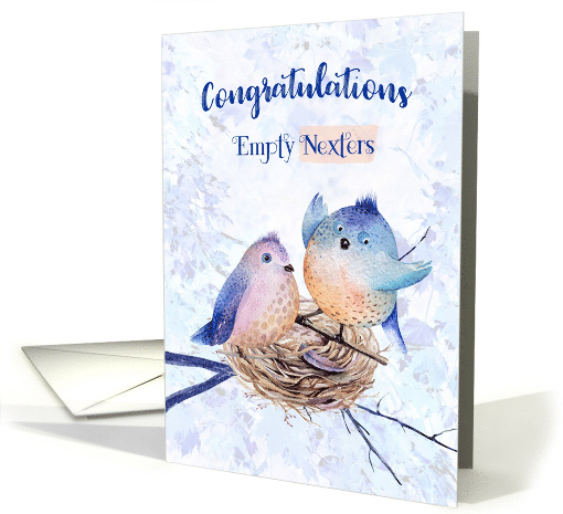 Congratulations Encouragement Empty Nexters Watercolor... (1466376)