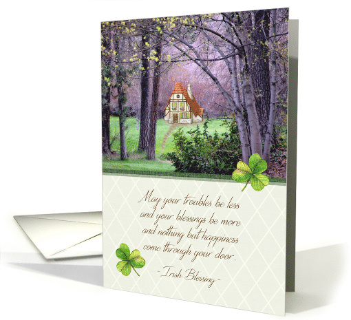 Happy St. Patrick's Day Irish Blessing Cottage in the... (1468394)