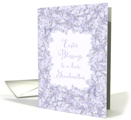 Easter Blessings for Grandmother Spring Crocus card (1471388)