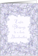 Easter Blessings for Grandmother Spring Crocus card