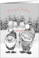 Merry Christmas Love Lives Here Fairy Gnomes card