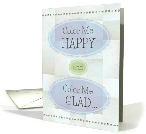 Father's Day for Dad Color Me Happy and Color Me Glad card (1565068)