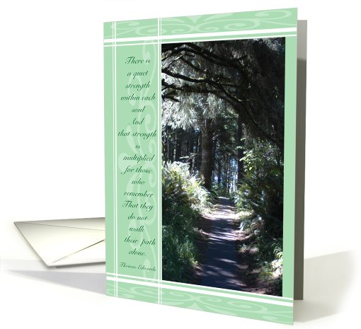 Encouragement Path ~ I am here for you card (870793)