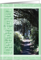 Encouragement Path ~ I am here for you card