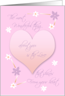 Happy Mother’s Day ~ Love Shines from your Heart card