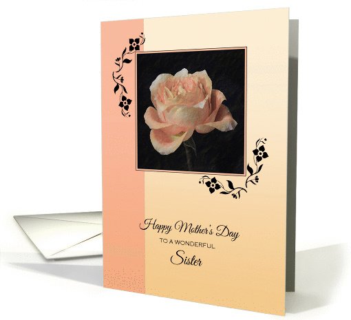 Mother's Day for Sister ~ Paper Rose card (903526)