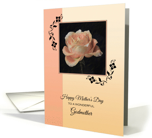 Mother's Day for Godmother ~ Paper Rose card (903539)