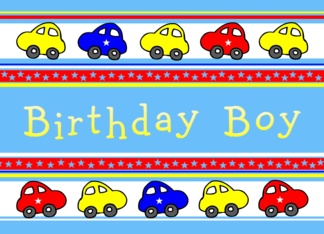 Birthday Boy Cars...