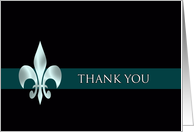 Business Thank You ~ Fleur-de-Lis card