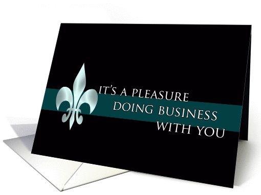 Business Thank You ~ Pleasure Doing Business with... (927318)