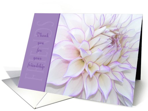 Friendship Day Thank You for Your Friendship Dahlia card (933159)