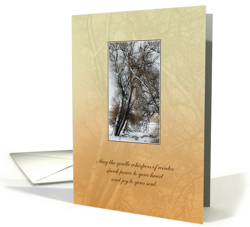 Christmas Whispers of Winter Trees card (936706)