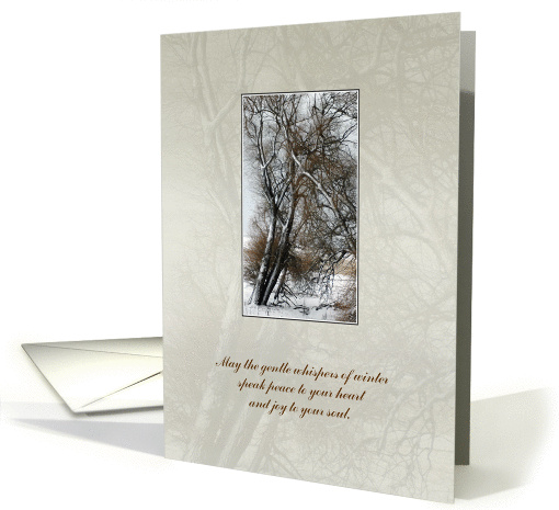 Christmas Whispers of Winter Trees card (936708)