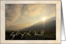 Jesus, the Light of the World - Sunrise card