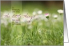 The Little Things in Marriage - Pink Daisy card