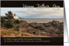 Lighthouse - Father’s Day for Christian Grandfather card