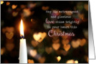 Love & Light - Religious Christmas card