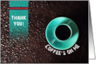 Thank You, with Coffee Gift Card Enclosed card