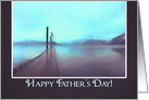 Father’s Day Lake and Pier card
