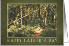Path in the Woods Religious Father’s Day for Husband card