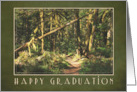 Path in the Woods Graduation card