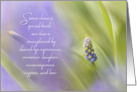 Sisterly Bond Grape Hyacinth Birthday card