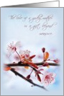 Godly Mother - Plum Blossoms Mom Birthday Card