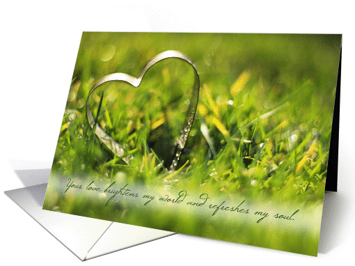 Your Love Brightens My World - Anniversary card (1039827)