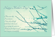 Mom Motherhood Isn’t Always Easy - Mother’s Day Card