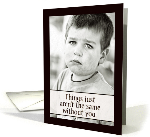Woeful Child - Missing You card (1149406)