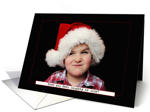 Naughty or Nice - Christmas/Santa card (1155994)