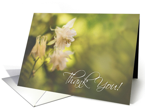 Soft Floral Thank You card (1292812)
