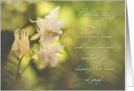 Soft Floral Christian Sympathy Card