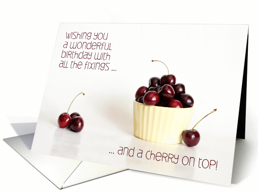 Happy Birthday with All the Fixings card (1352032)
