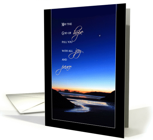 God of Hope - Blank Notecard card (1396304)