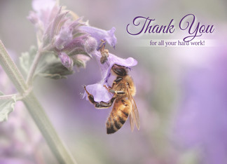 Bee & Flower Thank...